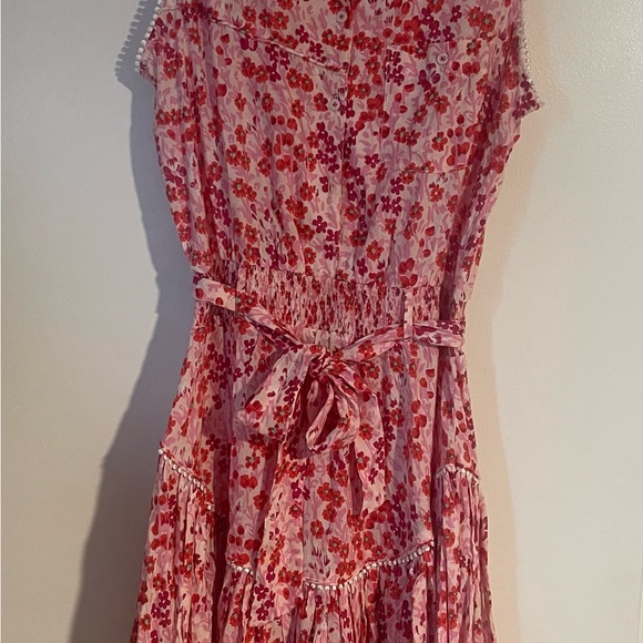 Poupette St. Barth Dresses & Skirts - Poupette St. Barth Pink and Red Floral Dress